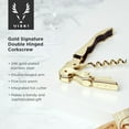 thumbnail image 5 of Viski Raye Wine Glasses and Corkscrew Gift Box, Wedding Gifts, 3-Piece Set, 5 of 8