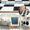 thumbnail image 5 of Christmas 3x5 Entry Rug - Small Washable Indoor Outdoor Mats for Front Door Non-Slip Porch Rug Holiday Tartan Plaid Throw Rugs for Living Room Bedroom Entryway Kitchen Office Porch Decor, 5 of 9