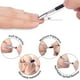 thumbnail image 4 of Recortador de cutículas con empujador de cutículas Removedor de cutículas Pinza para cutículas Pinza para cutículas profesional de acero inoxidable Herramienta de manicura duradera para uñas y uñas de, 4 of 5