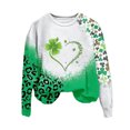 thumbnail image 4 of Saint Patrick Shirt Chandail à Col Rond pour Femmes Imprimé Fête de la Saint-Patrick à Manches Longues Fête de la Saint-Patrick Shirt, 4 of 4