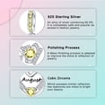 thumbnail image 4 of ARVALILS 925 Sterling Silver August Birthstone Charm, Birthday Pendant for Bracelets & Necklaces, 4 of 7