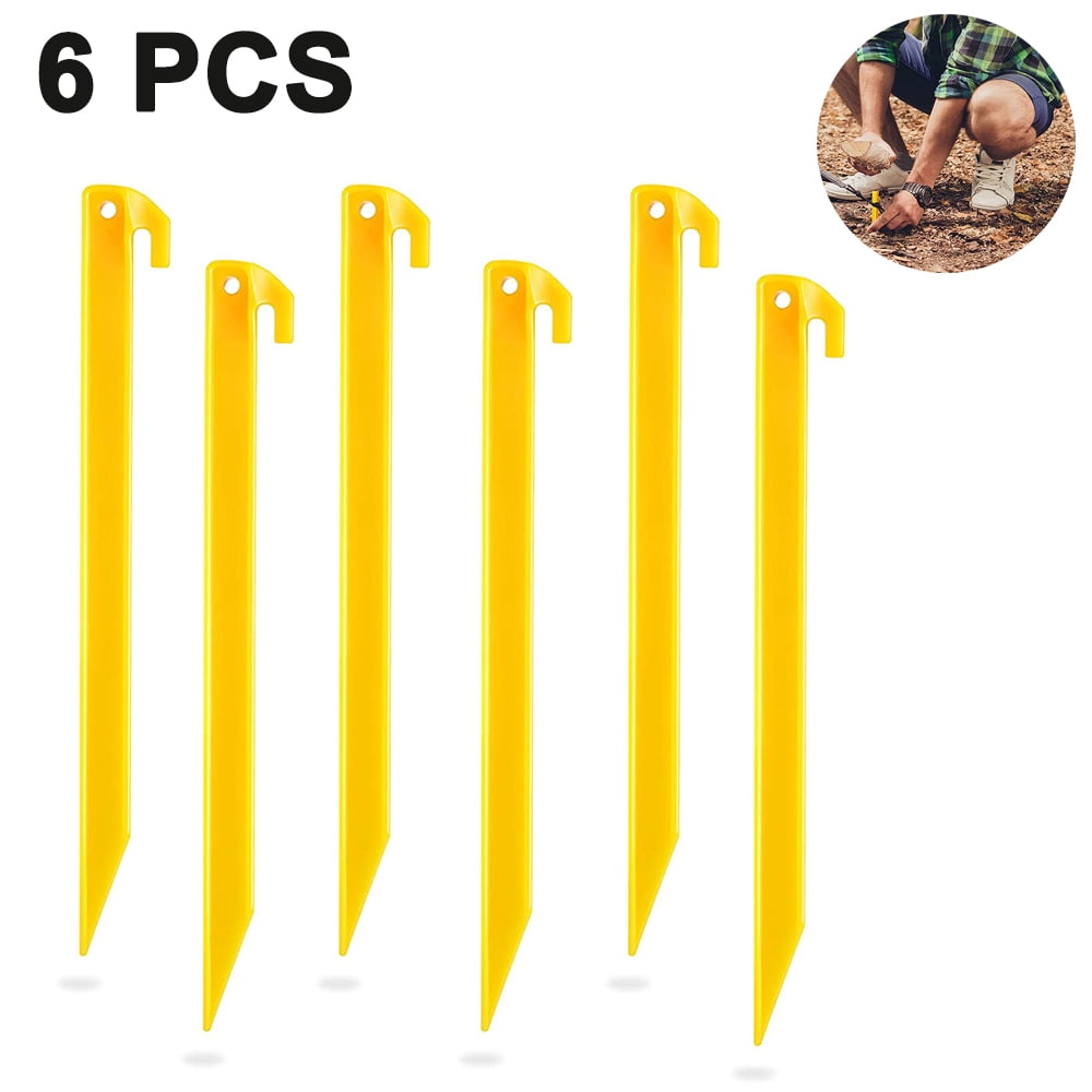 10x Awning Tent Pegs Nails Sand Ground Stakes Outdoor Camping Heavy Duty Joy 
