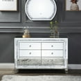 thumbnail image 5 of ACME Noralie Console Table with LED Lighting in Mirrored, 5 of 6