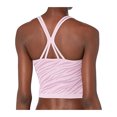thumbnail image 2 of CALVIN KLEIN PERFORMANCE Womens Pink Stretch Ribbed Textured Seamless Strappy Cropped Animal Print Sleeveless Scoop Neck Active Wear Tank Top M, 2 of 2