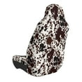 thumbnail image 2 of Lsque Cow Skin Pattern Car Seat Covers for Front Seats , Waterproof Seat Covers for Cars, Sporty Front Seat Covers,Car Seat Cover Protector Front Seats, 2 of 5