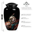 thumbnail image 2 of SUBSH Eagle Urn - Urn for Ashes Adult Male - Adult Cremation Urns - Decorative Urns - Human Cremation Urns - Urns for Ashes Adult Female Mother (10 inch Pack of 1), 2 of 2