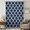 Multicolor, variant on Navy Blue Morocco Pattern Sheer Curtains 54 Inches Long, White Moroccan Geometric Art Light Filering Curtains, Breathable Simi Curtain Privacy Drapes for Kitchen Bathroom Small Window Treatment