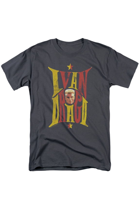 Rocky Iv Ivan Adult 18/1 T-Shirt Charcoal