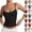 #02 Black, variant on Spaghetti Strap Tank Tops for Women Adjustable Straps Double Lined Camisole Tops Trendy Square Neck Sleeveless Tops Summer ,S,Coffee