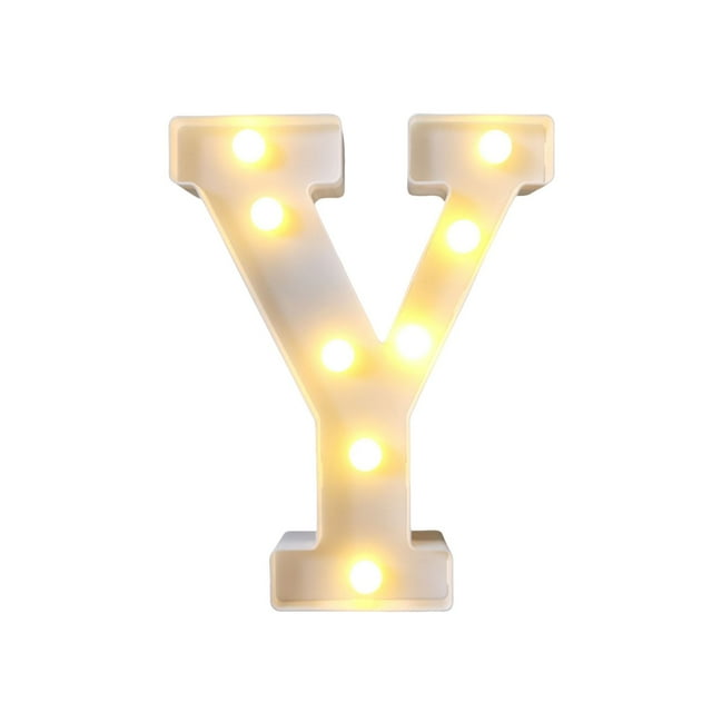 EGNMCR Home Decor, Room Decor, Wall Decor Letters Lights Alphabet Lamp LED Letter Lighting Letter Light Illuminated Letters s Decoration For Birthday Party Wedding Children’s Room luminous letter lamp
