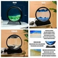 thumbnail image 5 of Moving Sand Art Picture Round Glass Deep Sea Sandscape Hourglass Quicksand Craft Flowing Sand Painting Office Home Decor Gift, 5 of 10