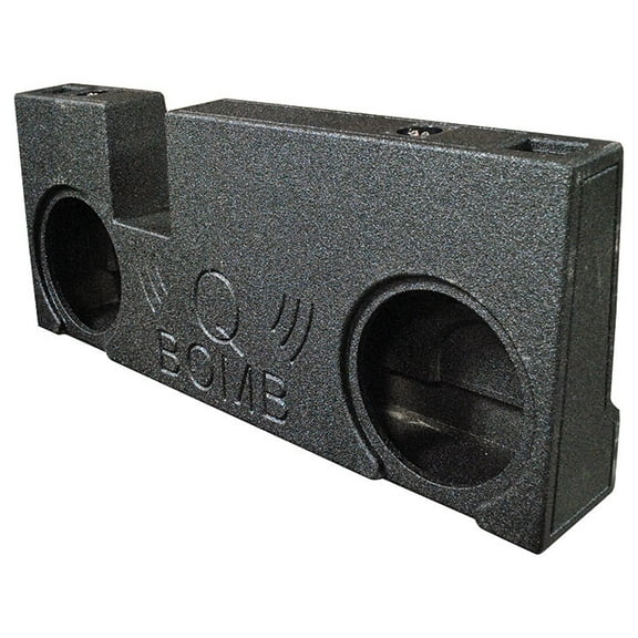 Qpower QBTUNDRA07210 Dual 10" Ported Tundra Double Cab 2007- Current Finished W/bed Liner