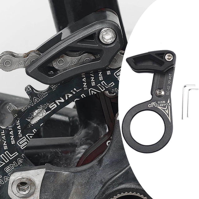 Aluminum Alloy Chain Guide MTB Bike Single Speed Chain Guide Drop Catcher Road Part Axis black