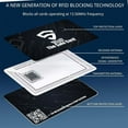 thumbnail image 3 of RFID Blocking Card, Ultra Thin Black Credit Card Protector & Bankcards Protector, NFC Contactless Bank Debit Credit Card Protector ID ATM Guard Card Blocker for Men & Women, Black, 3 of 7