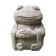 thumbnail image 2 of Estatua de yoga de rana Zulema de resina 12,7 cm x 19 cm, 2 of 8