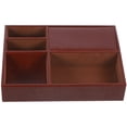 thumbnail image 1 of Mesita de noche, joyero, tocador, caja de almacenamiento de cuero sintético para teléfono, llaves, billetera, reloj y gafas., 1 of 6