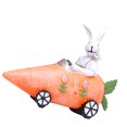 thumbnail image 4 of Decoración de de Pascua, decoración de mesa, figura de conejo, estatua de conejo divertida, decoración de Pascua para mesa de granja Zanahoria, 4 of 8