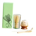 thumbnail image 2 of Juego de batidor de matcha, cuchara de té, juego de de matcha hecho a mano de bambú, soporte para batidor para regalo de felicitación, fiest , paisaje, 2 of 8