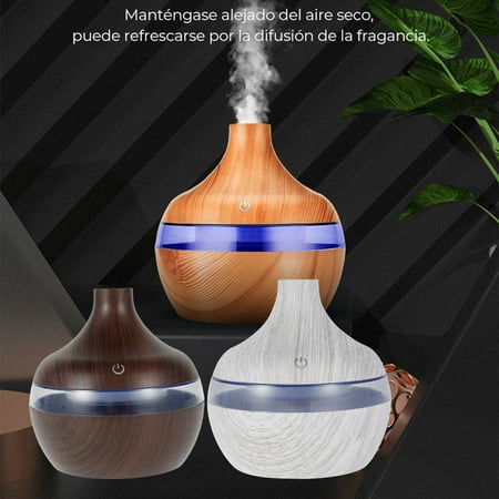 

Ghopy Essential Oil Diffuser 300ml Mist Humidifier with 7 Colors Night Light Ultrasonic Aromatherapy Diffuser Quiet Cool Mist Humidifier for Home Office Bedroom Living Room