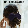 thumbnail image 4 of Pinzas para el pelo con lazo grande para mujer, pinza decorativa con lazo, cómoda abrazadera de resorte de metal para coletas altas, moños y trenzas, 4 of 8