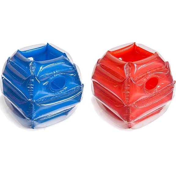 BESTSKY 2Pcs 20 Inch Inflatable Bumper Ball,Human Bubble Ball,Pvc Blow Up Body Bubble Ball for Outdoor Physical Exercise and Friendly Competition,Multicolor