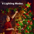 thumbnail image 2 of Escalera decorativa Toodour con luz LED navideña de 2.5 pies con Papá Noel, 2 of 7