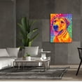 thumbnail image 6 of Epic Graffiti 'Colorful Dog'  by Rebecca Wang Art Canvas Wall Art, 40" x 54", 6 of 8