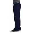 thumbnail image 2 of Haggar Men's Cool Right Performance Flex Hidden Expandable Pleated Front Pants, Navy, 36x29, 2 of 2