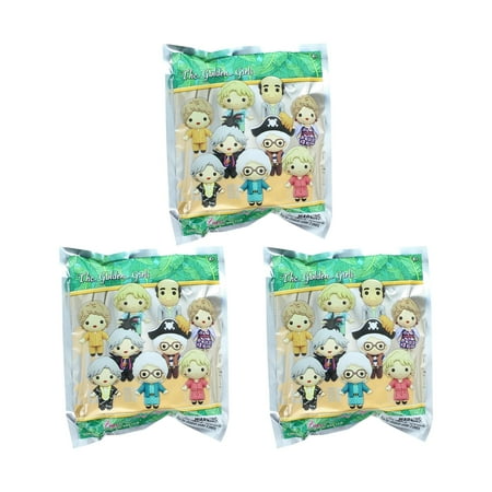 

The Golden Girls Series 1 Blind Bagged 3D Foam Figural Bag Clip | Lot of 3