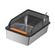 thumbnail image 1 of Cajita de Arena de Gato, Caja de Arena de Gato, Semi Encerrado Fácil de Limpiar con Una Cuchara Bandeja de Arena para Gatos Bajo Entrada para Gatos Pe Negro, 1 of 9