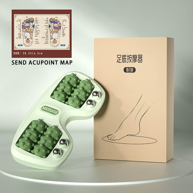 Openpig Clearance Foot Foot Foot Pedicure Home Leg Acupoint Magnetic Four-row Roller Foot