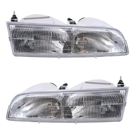Brock Headlight for 1992-1997 Crown Victoria Set F2AZ13008B