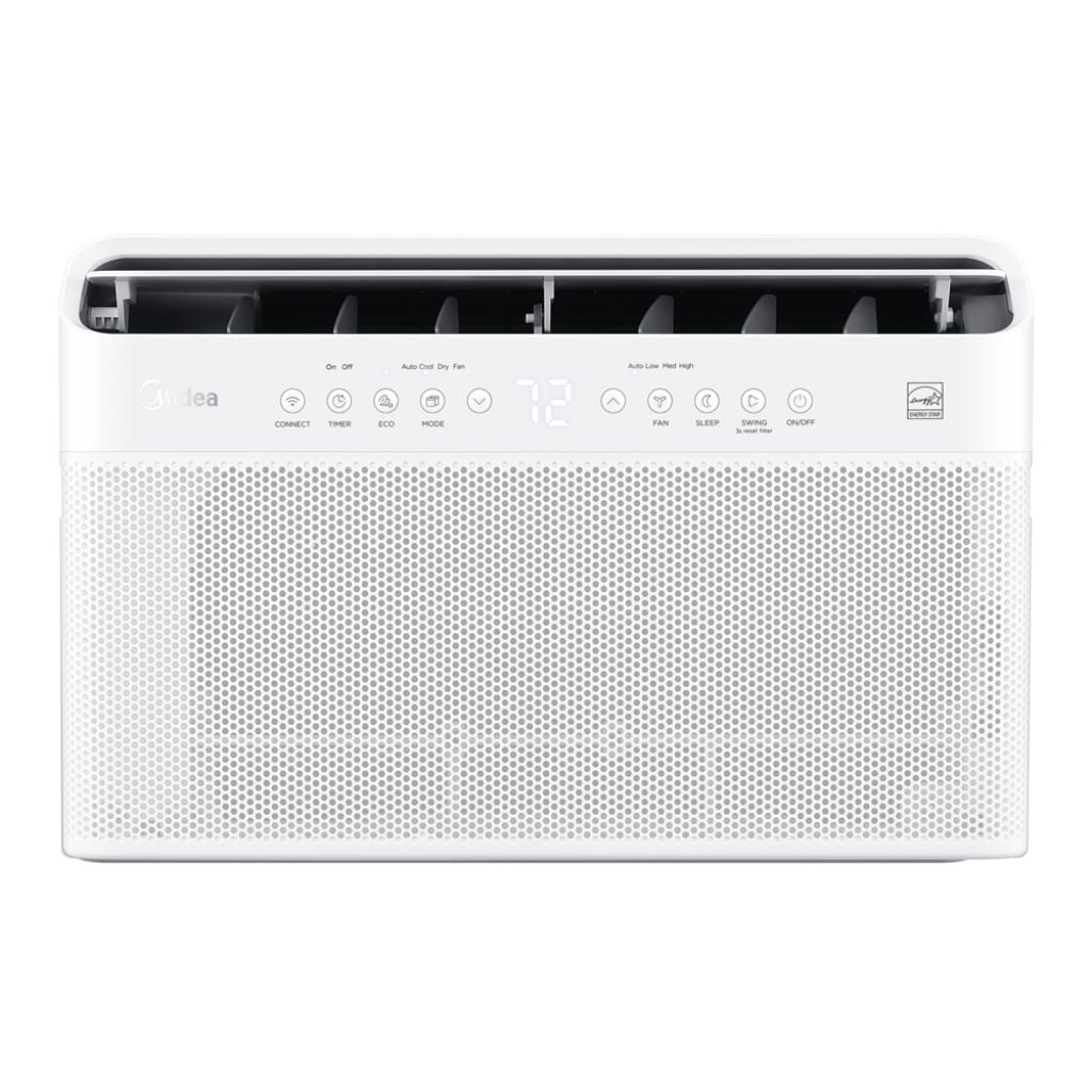 Midea 12,000 BTU Smart Inverter U-Shaped Window Air Conditioner, RMW12SQW-B