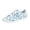 Blue, variant on EKVAHL Floral Canvas Sneakers for Women, Low Top Lace Up Breathable Non Slip Fashion Slip Ons, Vacation Outdoor Daily Stylish Sneakers Blue