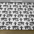 thumbnail image 6 of Ambesonne Egyptian Place Mats Set of 4, Hieroglyphic Pattern, Standard Size, Black and White, 6 of 6