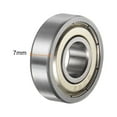 thumbnail image 3 of Uxcell 609ZZ Deep Groove Ball Bearings 9x24x7mm Chrome Steel ABEC1 Z2 15 Pack, 3 of 5