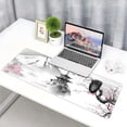 thumbnail image 4 of Japanese Gaming Mouse Pad XL,Cherry Blossom Extended Large Desk Mat,Large Mouse Pad for Desk,Non-Slip Rubber Base Stitched Edge 80 x 30 cm, 4 of 15