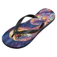 thumbnail image 2 of YAZAOOSummer Flip Flops Creatively Galactic Serpent Simple Beach Sandals, 2 of 8