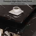 thumbnail image 2 of Yeahumalia Modern LED Coffee Table with Wireless Charging and Bluetooth Speaker, Black, 2 of 8