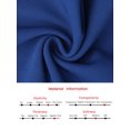 thumbnail image 6 of DARING DIVA Women's A-Line Long Sleeve Color Block Dress 2XL Royal Blue, 6 of 6
