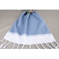 thumbnail image 2 of Guest Hand Towel, Hand Towel, Blue Towel, Striped Towel, 16x32 Inches Bathroom Towel, Small Bath Towel, Tea Towel, Guest Towel,, 2 of 9