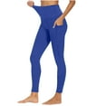 thumbnail image 4 of Tbopshirt Yoga Pants for Women with Pockets,Yoga Leggings Plus Size 2PCS High Waisted Workout Seamless Tummy Control Tights,S-XXXL, 4 of 8