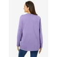 thumbnail image 3 of Woman Within Women's Plus Size Perfect Long-Sleeve Crewneck Tee Shirt, 3 of 6
