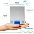 thumbnail image 5 of Smart Weigh Digital Pro Pocket Scale 500g x 0.01 Grams, Jewelry Scale, Coffee Scale, Food Scale with Tare, Hold and PCS Function, 2 Lids Included, Back-Lit LCD Display, 5 of 6