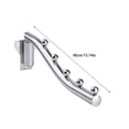 thumbnail image 3 of kurtrusly 2pack/lot 180°Foldable Wall Mounted Clothes Hanger Rack For Laundry Room 180°Foldable Clothes Rail 40cm, 3 of 6