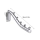 thumbnail image 3 of Soporte de riel para ropa Advancent 2 pack/lote montado en la pared con gancho de brazo oscilante 40cm, 3 of 6