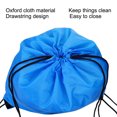 thumbnail image 4 of Uxcell Drawstring Bag Oxford Cloth Draw String Sack for Gym Outdoors, Sky Blue 10 Pack, 4 of 5