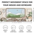 thumbnail image 3 of Girl and Rabbit Desktop Mouse Pad Large,Desk Pad,Cartoon Cute Mouse Pad for Desk,Desk Mat for Desktop,Keyboard and Mouse Pad,Gaming Mouse Pad Mousepad for Computer Office Home Work(31.5x11.8 in), 3 of 6