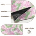 thumbnail image 6 of 2'x6' Rug Runners for Hallways Kitchen, Pink Teal Non Slip Entryway Beside Floor Carpet Runner, Modern Tie Dyeing Contemporary Abstract Art Washable Laundry Room Bedroom Throw Rugs Mat for Family Pet, 6 of 8