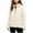 Beige, variant on Women's Lightweight Down Jacket Short Hooded Slim Plus Size Puffer Coat Long Sleeve Winter Outerwear Beige XS